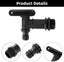 Water Butt Tap 3/4" Outlet Tap Rain Water Dispenser Replacement Spigot i2772BK0 Carousel 4