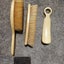 1910-50 Vintage Ivorine Hairbrush, Clothes Brush, Shoe Horn Carousel 4