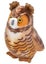 Wild Republic Audubon Birds Great Horned Owl with Authentic Bird Sound, Stuffed Carousel 1