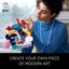 LEGO Art Modern Art 31210 Build & Display Home D?or Abstract Wall Art Kit, Birt Carousel 2