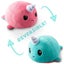TeeTurtle - The Original Reversible Narwhal Plushie - Cute Sensory Fidget Stuffe Carousel 1