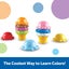 Learning Resources Smart Snacks Rainbow Color Cones - 12 Pieces, Ages 18+ months Carousel 2