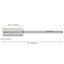 PANA Flat Top Small Barrel 3/32" Shank Size - (Silver, Medium Grit) - Fast remov Carousel 2
