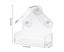 Clear Acrylic Window Bird Feeding Window Bird Feeders Clear Acrylic Glass W Carousel 2
