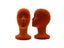 Practical Foam Flocking Head Mold For Women's Wig Hat Display Carousel 1