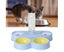 Automatic Pet Water Dispenser with Anti-Overturning Double Bowls Dogs And C Carousel 2