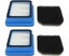 2pcs Filter Vacuum Cleaner Parts Replacement for Electrolux Q6 Q7 Q8 WQ61 W Carousel 1