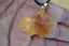 High Quality Clear Light Golden Kauri Gum Goldfish Pendant Necklace Carousel 3