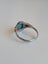 Vintage Turquoise Ring Sterling Silver Carousel 12