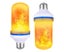2 Pack LED Flame Effect Light Bulbs - Newest Upgraded 4 Modes Fire Simulate Carousel 2