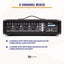 4 Channel Mixer with Amplifier Carousel 6