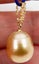 Rich Golden Authentic Large South Sea Pearl Pendant Carousel 3