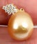 Rich Golden Authentic Large South Sea Pearl Pendant Carousel 5