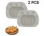 Grey-2 SET 3D Pumpkin Silicone Mold, Mini Pumpkin Chocolate Candy Fudge Mol Carousel 2