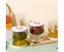 Pickles Jar with Strainer Flip Dry and Wet Dispenser Hourglass Jar with Airti Carousel 3