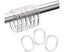 Modern-24 PCS Shower Curtain Rings ,Plastic Shower Curtain Hooks for Bathro Carousel 1