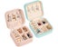 2 Piece Travel Jewelry Box Travel Jewelry Organizer PU Leather Jewelry Stor Carousel 1