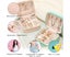 2 Piece Travel Jewelry Box Travel Jewelry Organizer PU Leather Jewelry Stor Carousel 5