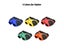 8X21 Kids Binoculars Telescope Compact Shock-proof Binocular for Kids with Carousel 6
