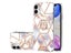 Finger Ring Kickstand Case Cover for iPhone 11 Marble Carousel 1