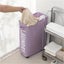 Elosung Rolling Laundry Basket With Wheels 42L Capacity 39*18.5*58Cm Laundry Bas Carousel 6