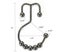12pcs Stainless Steel Metal Bath Shower Curtain Hook Ring Carousel 3