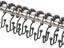 12pcs Stainless Steel Metal Bath Shower Curtain Hook Ring Carousel 6