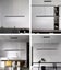 Black LED Modern Slimline Kitchen Dinning Linear Pendant Light SAA 1500x45x45mm Carousel 3