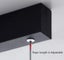 Black LED Modern Slimline Kitchen Dinning Linear Pendant Light SAA 1500x45x45mm Carousel 10