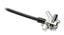 Kensington N17 Keyed Laptop Lock For Wedge-Shaped Slots, For Dell Laptops Carousel 4