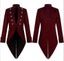 Male Magician Wedding Clothing Wine Green Blue Tailcoat Prom Outfit Carousel 1