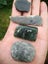 Pounamu greenstone Mixed Nephrite 5 piece tumbled lot 8 Carousel 7