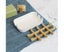 Soap Dish Bamboo Wooden Drain Container Bathroom Shower Soap Holder Case Carousel 3