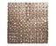 Bath Mat Square Pebble Bathroom Non-slip Stone Shower Runner-Brown Carousel 1