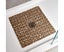Bath Mat Square Pebble Bathroom Non-slip Stone Shower Runner-Brown Carousel 2