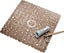 Bath Mat Square Pebble Bathroom Non-slip Stone Shower Runner-Brown Carousel 5
