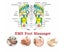 Electric Foot Massager EMS Feet Massage Mat Circulation Booster USB Rechargeable Carousel 8