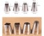 4PCS Wire Tips, Stainless Steel Icing Piping Nozzles For Pastry Fondant Tools Carousel 2
