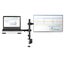 Single Monitor Arm 13”- 32” with Laptop stand Carousel 6