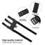 2x Portable Bike Speaker Mount Handlebar Sound Bar Holder w/2 Strap Adjustable Carousel 7