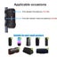 2x Portable Bike Speaker Mount Handlebar Sound Bar Holder w/2 Strap Adjustable Carousel 8
