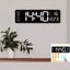 1 set Digital Large Big Jumbo LED Wall Desk Alarm Clock Home With Calendar Te... Carousel 2