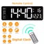 1 set Digital Large Big Jumbo LED Wall Desk Alarm Clock Home With Calendar Te... Carousel 3