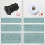 2pc 1" Wall Hole Cable Feed Through Bushings For Starlink Routing Kit Ethernet Carousel 3