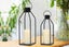 Xmas Decorative Lanterns LED Decor Lantern Black Metal Candle Lanterns for Xmas Carousel 2
