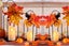 Xmas Decorative Lanterns LED Decor Lantern Black Metal Candle Lanterns for Xmas Carousel 5