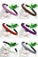 5 Pcs 12mm(1/2") Glitter Alice Headband for Women Headwear Hair Bands Hair Hoop Carousel 4