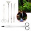 Spatula Tool Tweezers Aquarium Tank Scissor Stainless Steel 4 in 1 Aquatic Plant Carousel 1