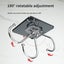 10PCS Stainless Steel Adhesive Sticky Hooks Heavy Duty Wall Gold/Black Hook Carousel 5