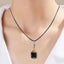 Raw Natural Black Tourmaline Plated Gold Quartz Crystal Pendant Necklace Healing Carousel 2